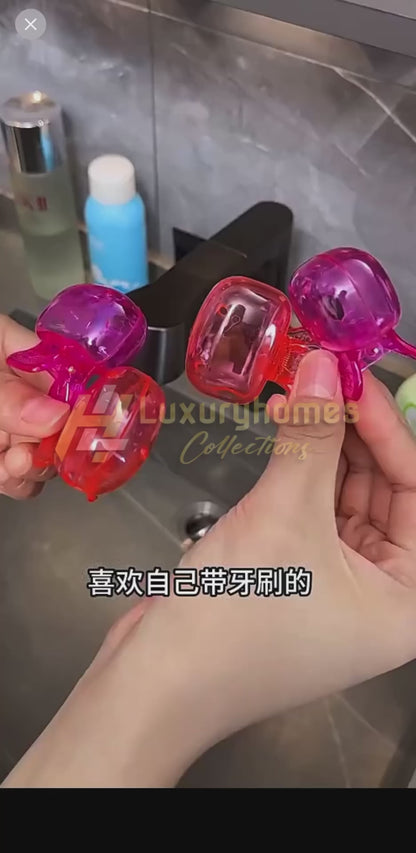 Acrylic toothbrush head cover