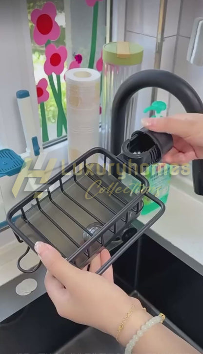 Faucet Drain Rack Kitchen Sink Organizer