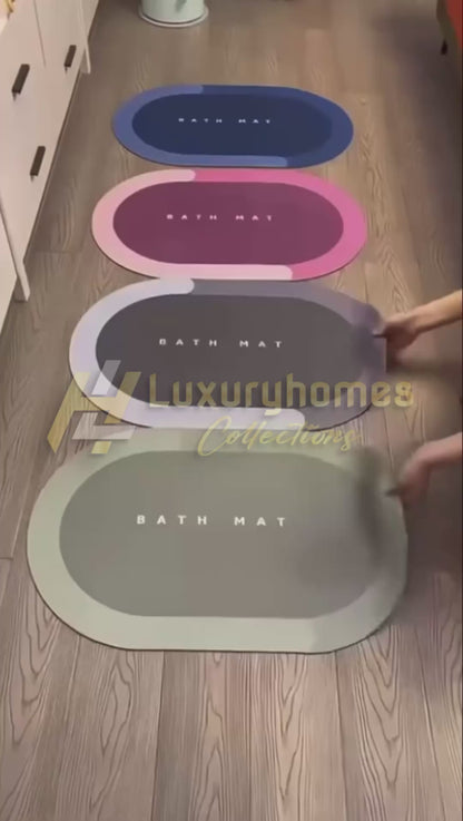 Large   Absorbent Diatom Bathroom  Mats