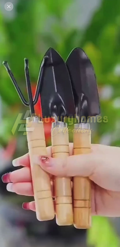 3 piece mini indoor gardening tools set