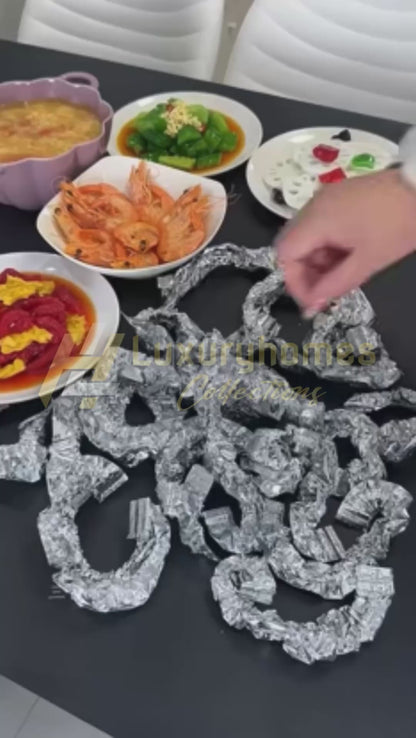 ReUsable 10pcs Aluminium film foil  food covers