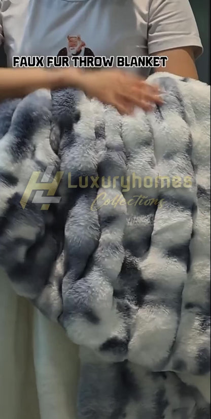Luxury Faux Fur Throw Blanket