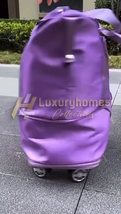 Movable travelling travelling duffle bag