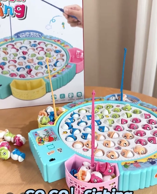 Family bonding fishing game