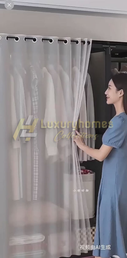 Elegant Heavy Duty Metallic Wardrobe
