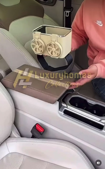 Car arm rest organizer