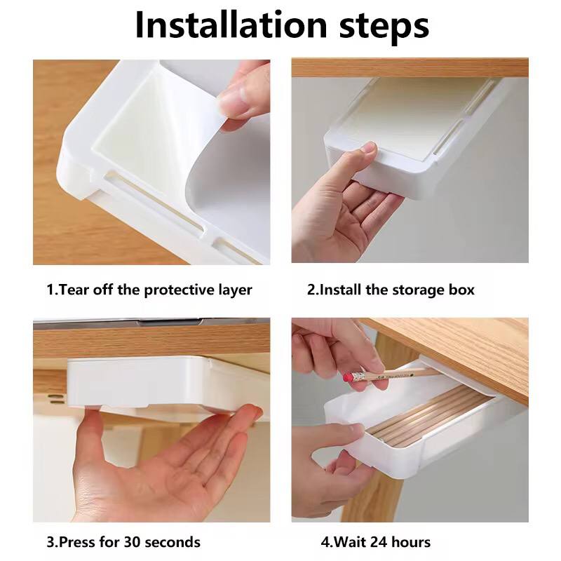 Hidden drawer storage box