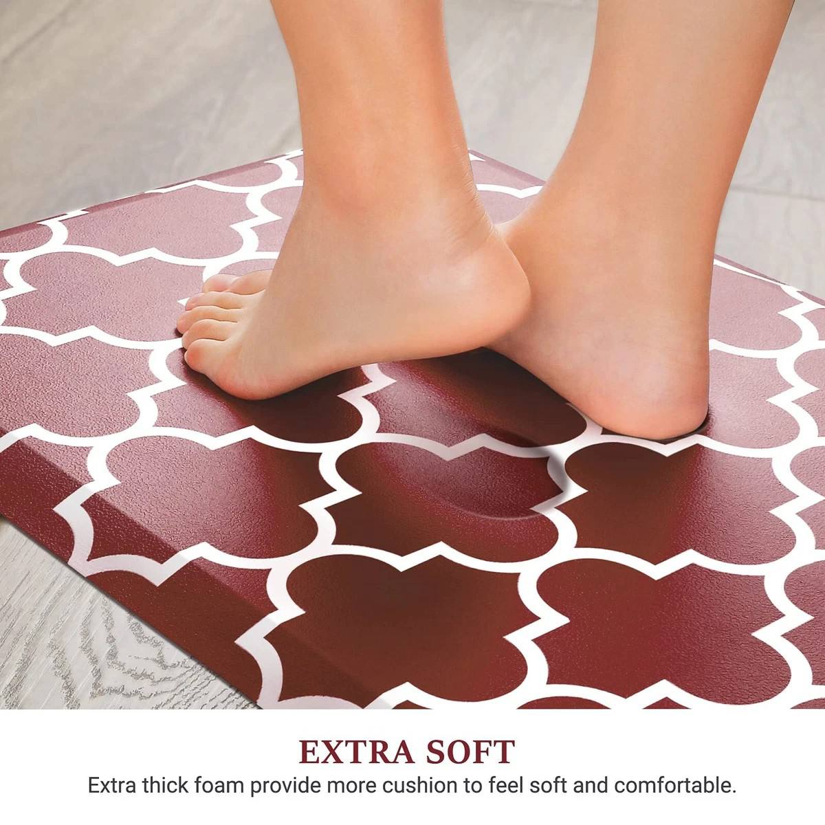 Cushioned Anti-Fatigue Kitchen Rug Mat