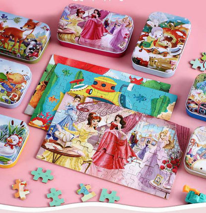 60 PC cartoon theme wooden  puzzle