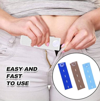 Elastic Waist Extenders, Adjustable Belt waist extension buckle