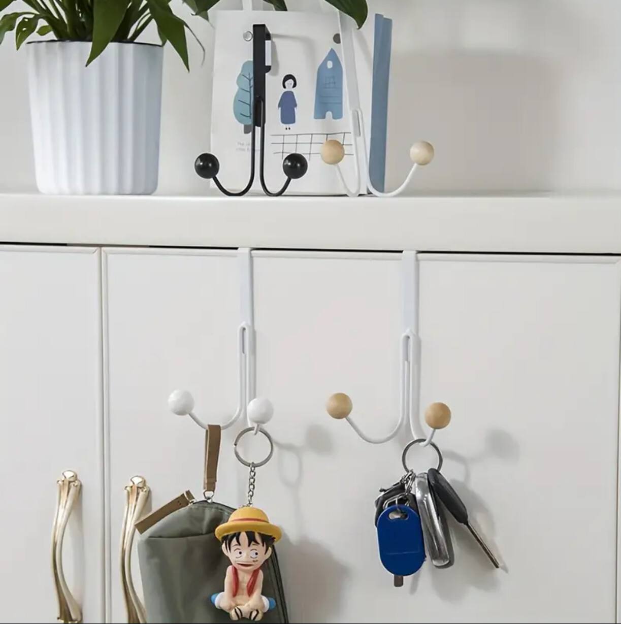 Over The Door Double Hanger Hooks