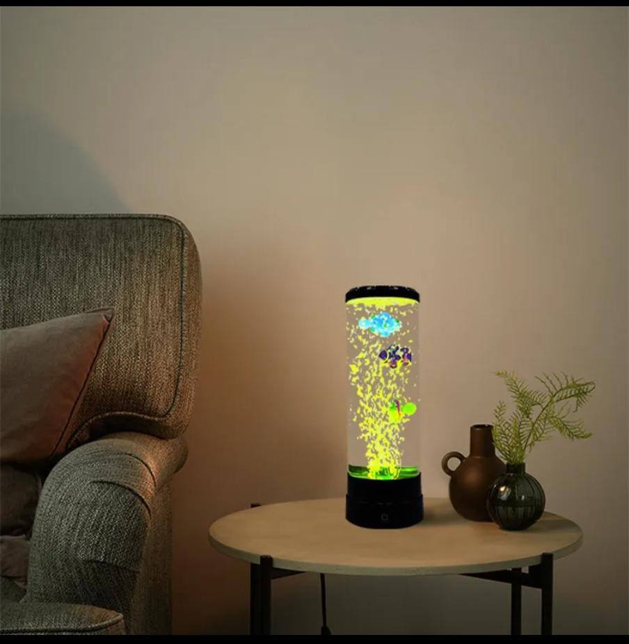 LED Bubble Fish Lamp decor  1.5 liters capacity