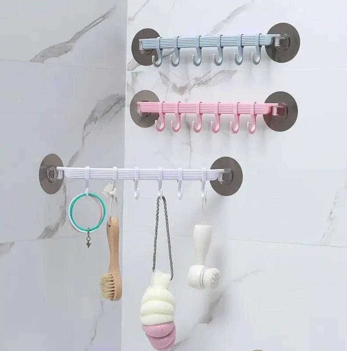 Self adhesive wall hanging kitchen towel holder
