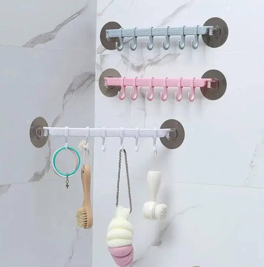 Self adhesive wall hanging kitchen towel holder