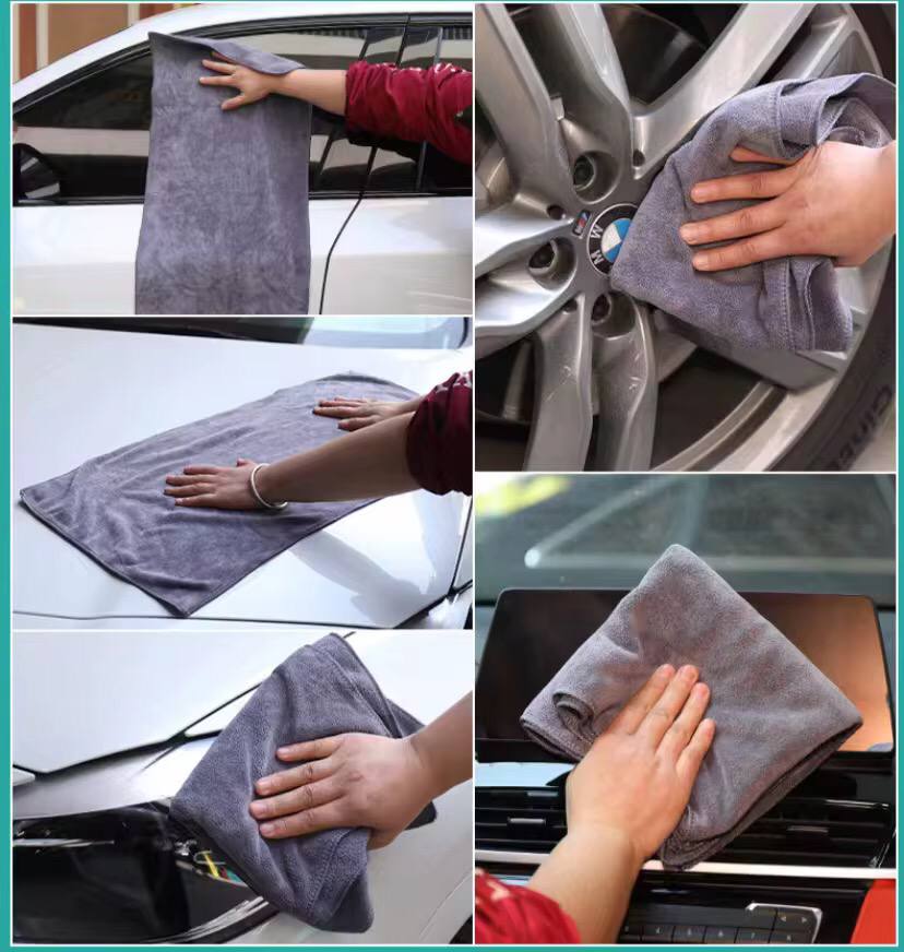 Double sided microfiber kitchen towels