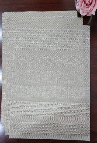 Woven PVC TABLE  MATs l