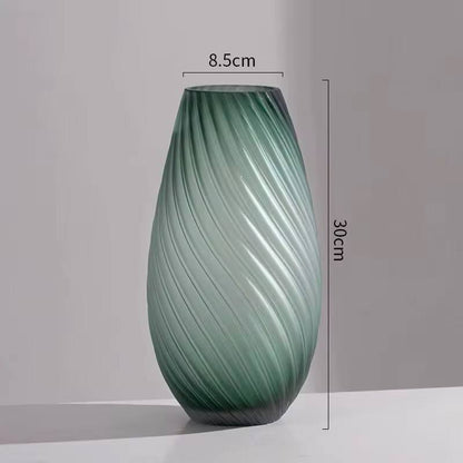 Nordic glass flower vase