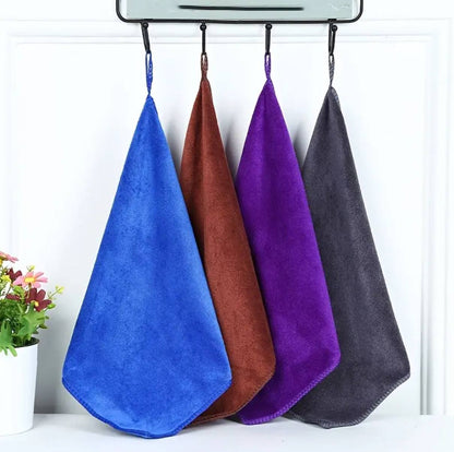 Double sided microfiber kitchen towels