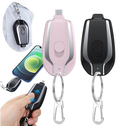 Key chain emergency charger power bank