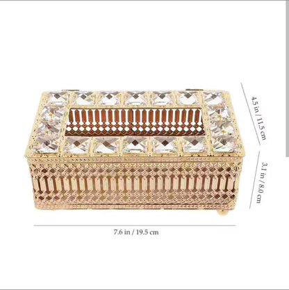 Retro Crystal Serviette Holder