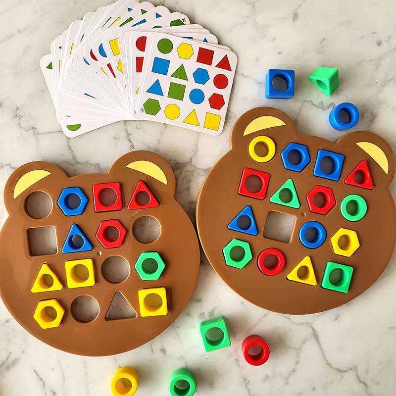 *Early Education puzzle/Shape matching Cards Game