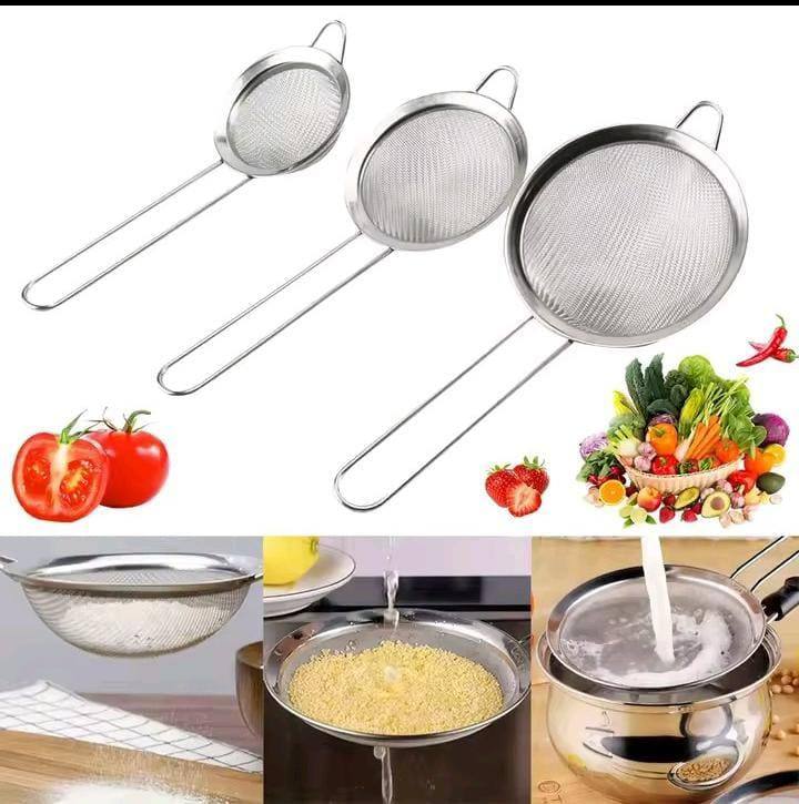 3 in 1 metallic sieve