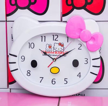 Sanrio Hello Kitty 14 Inch Silent Wall Clock