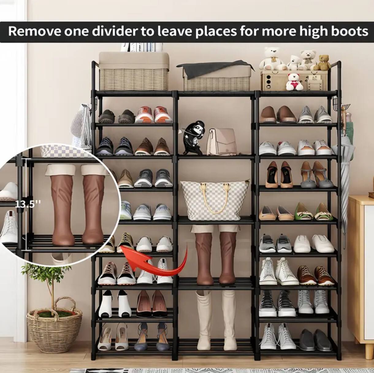DIY simple Multi-layer shoe rack organizer