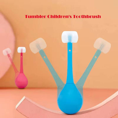 LOVELY THREE-SIDED KIDS TOOTHBRUSH