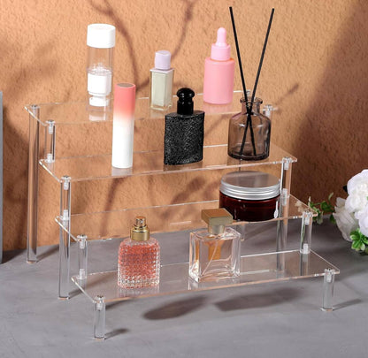 Clear 4-Tier Acrylic Perfume Display Stand