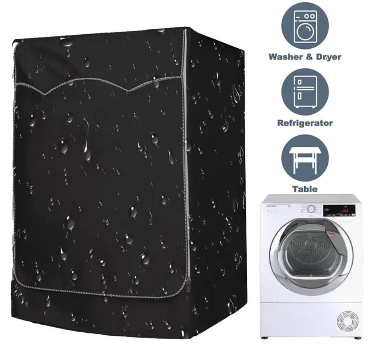 Front load washing machine cover