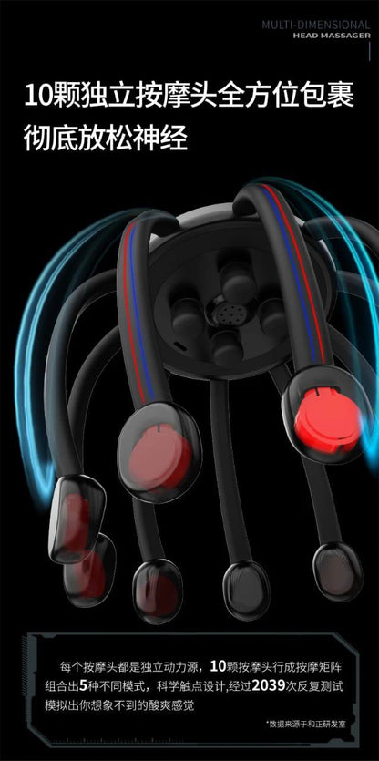 Electric Octopus claw anti stress head massager
