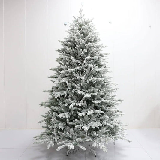Premium Quality Snow flocked with Spruce hinged Christmas  tree
Leaf dense
Premium tree (180cm) 6ft