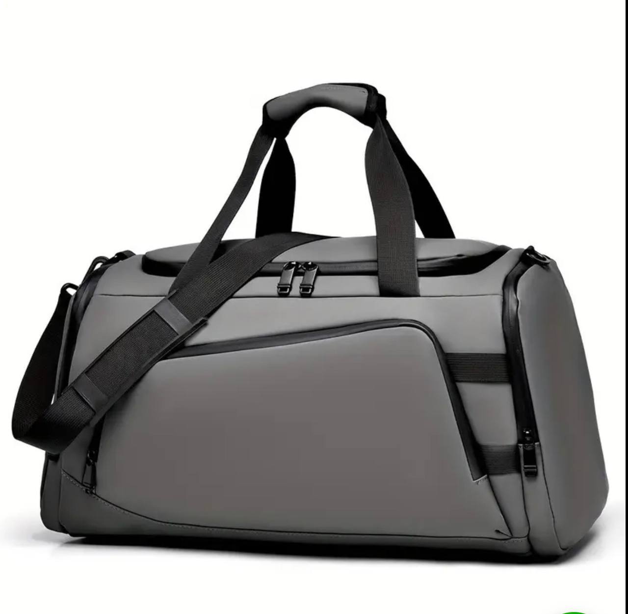 Waterproof Duffel Bag with Shoe Compartment & Backpack Straps