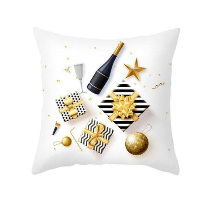 Christmas Pillow Covers (No Filler) for Christmas Decoration Throw Pillow Covers