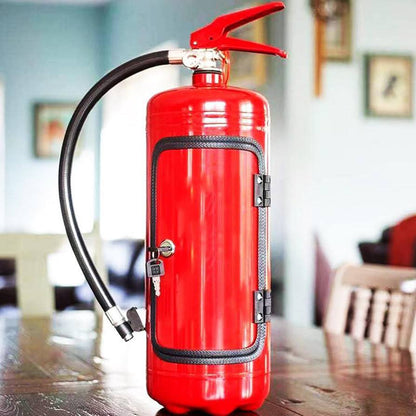 Fire extinguisher mini bar - perfect for storing alcoholic drinks & beverages.