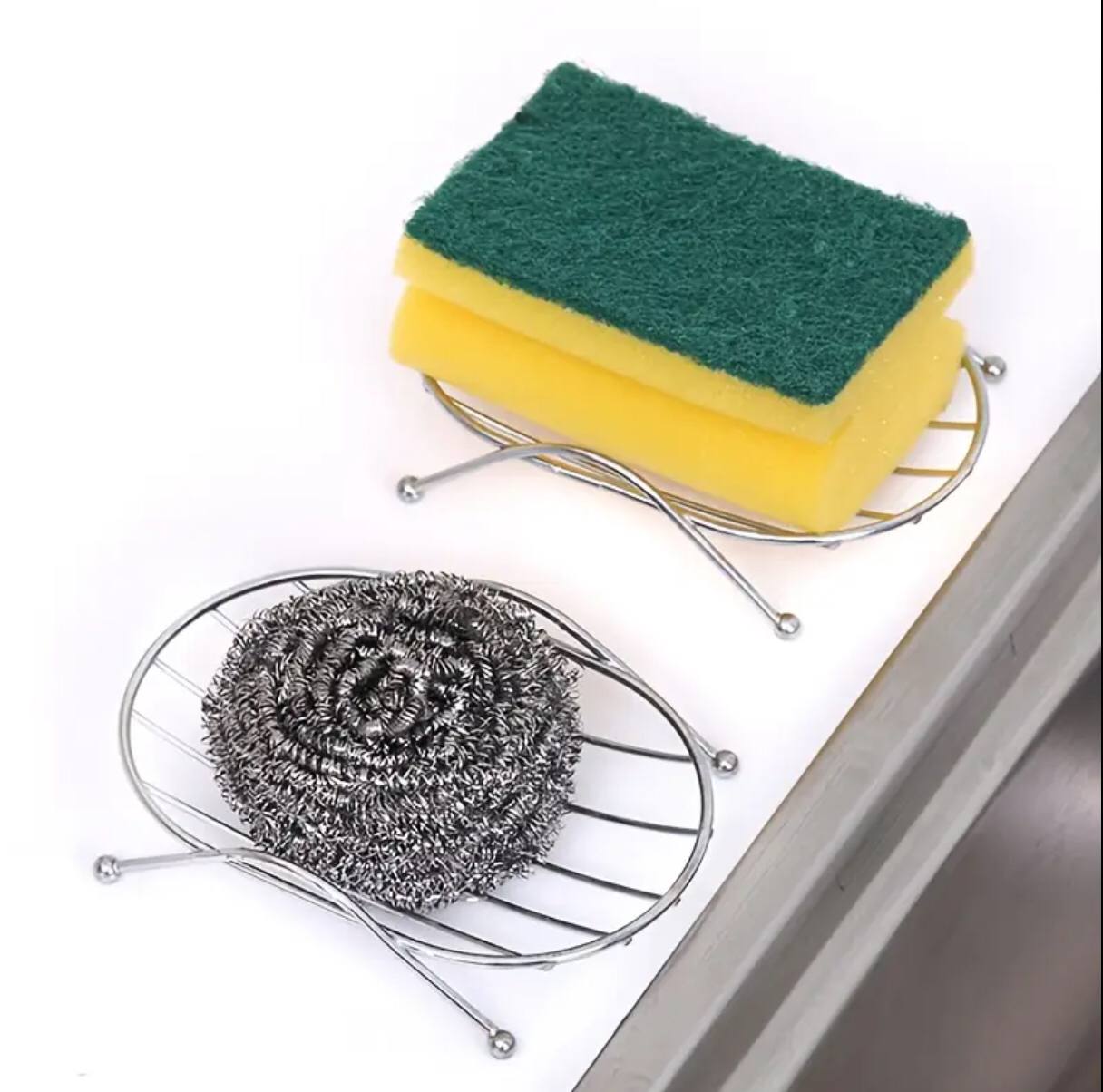 Stainless steel soap dish