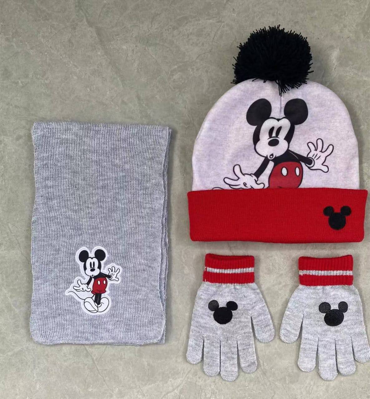 beautiful 3 set cartoon themed hat,