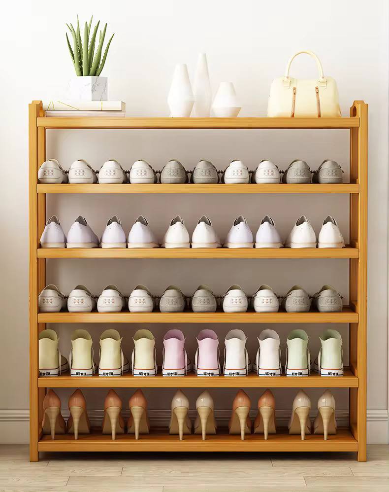 6 Layer Bamboo shoe rack