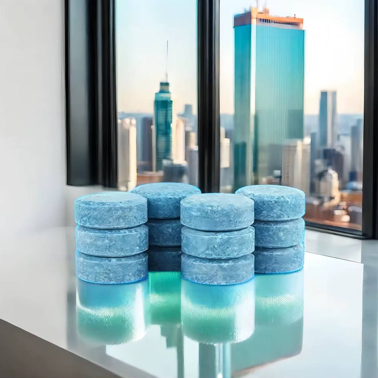 Car windscreen effervescent cleaning Tablets