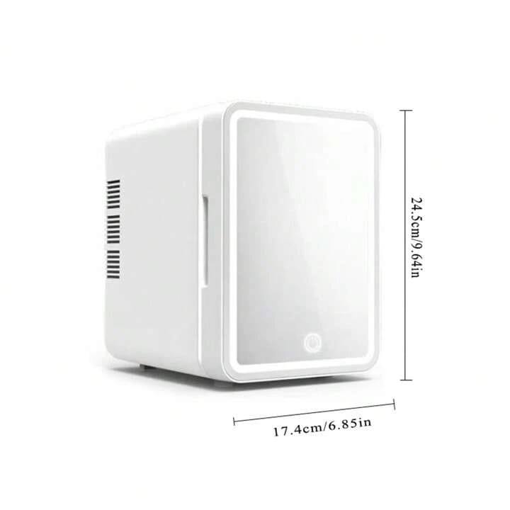 4L Portable car fridge with mirror and duo power option