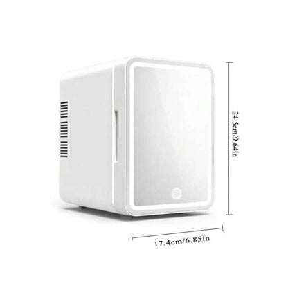 4L Portable car fridge with mirror and duo power option