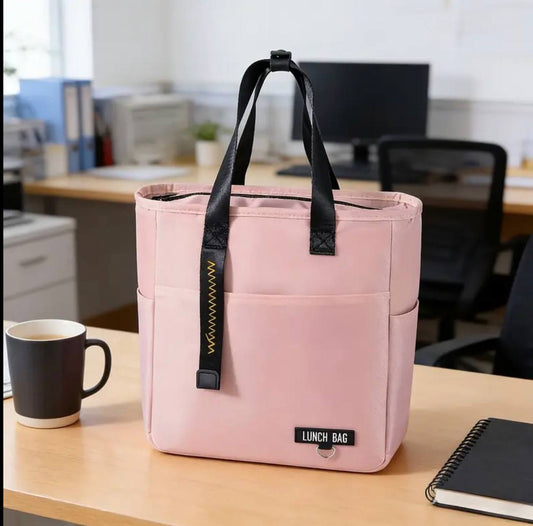 EPE foam large capacity thermal/cool insulated lunch lag with zipper