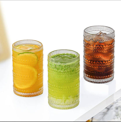 Premium Clear Embossed Style Glasses