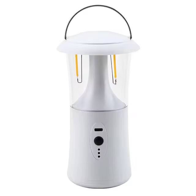 HP2403 360⁰ Rechargeable camping lantern with 3 lighting modes now available in white colour