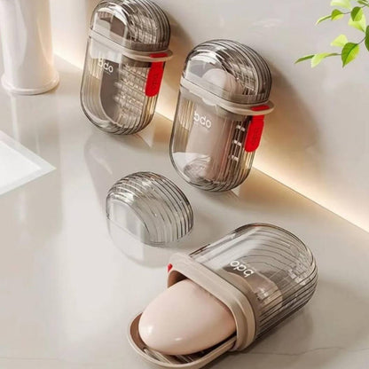 Portable travel soap holders