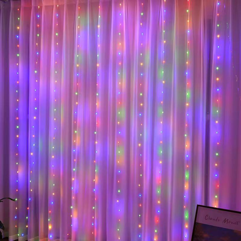 3M×3M CURTAIN LIGHTS WITH REMOTE