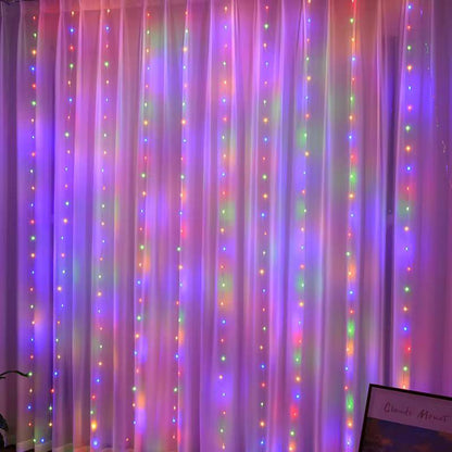 3M×3M CURTAIN LIGHTS WITH REMOTE
