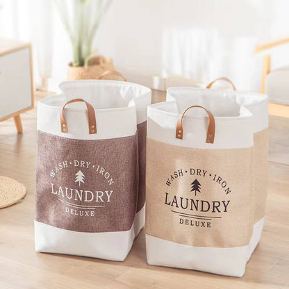 Large capacity foldable laundry deluxe basket