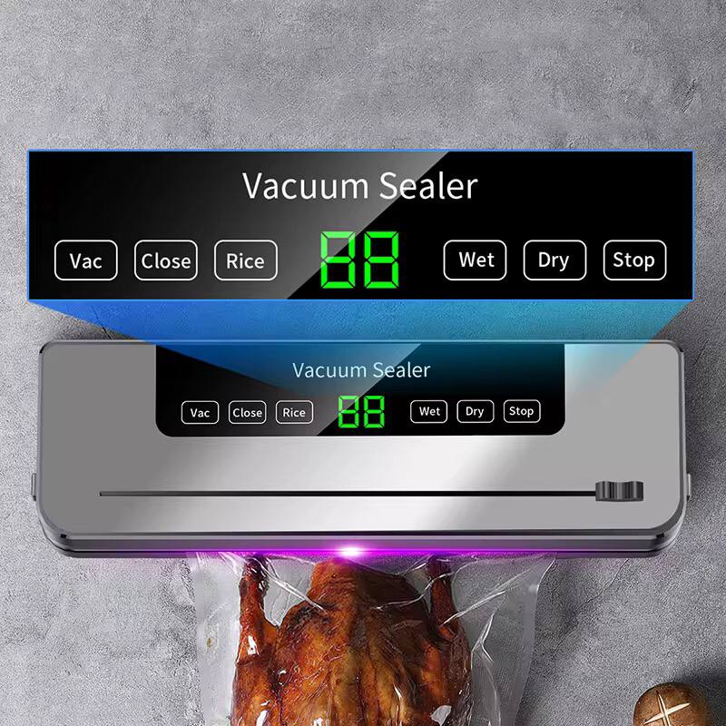 Electric vacuum sealer machine with 50pcs  free packaging papers